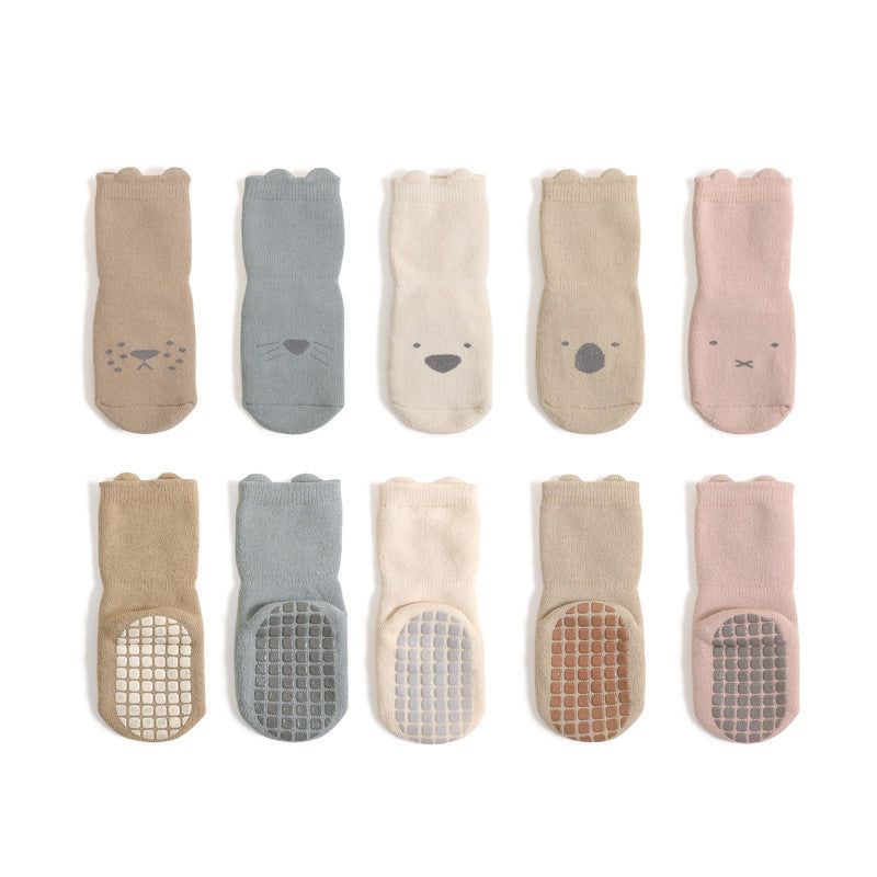 Combed Cotton Socks for Boys and Girls – Soft, Breathable, and Comfortable - Teintes Câlines