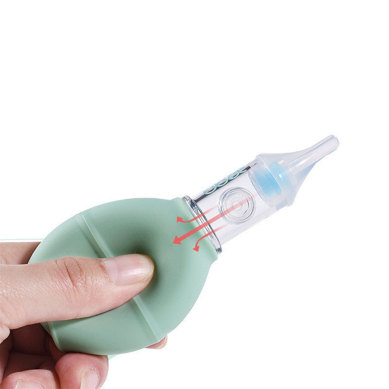 Baby Booger Cleaner – Newborn Nasal Aspirator with Anti-Backflow Design - Teintes Câlines