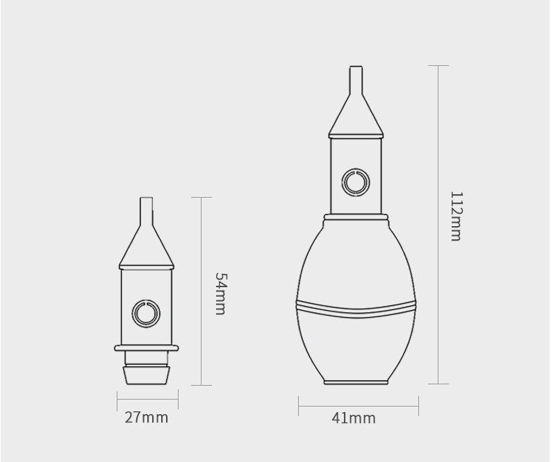 Baby Booger Cleaner – Newborn Nasal Aspirator with Anti-Backflow Design - Teintes Câlines