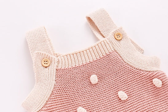 Baby Knitted 100% Cotton Sweater - Soft and Cozy for Infants - Teintes Câlines