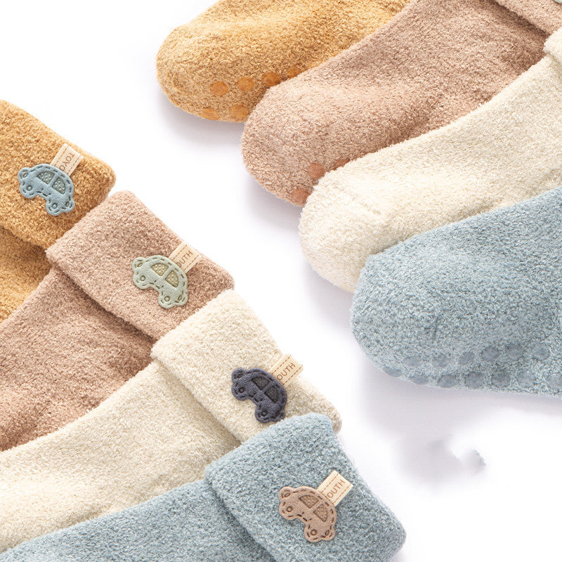 Newborn Baby Socks – Cozy, Warm & Stylish - Teintes Câlines