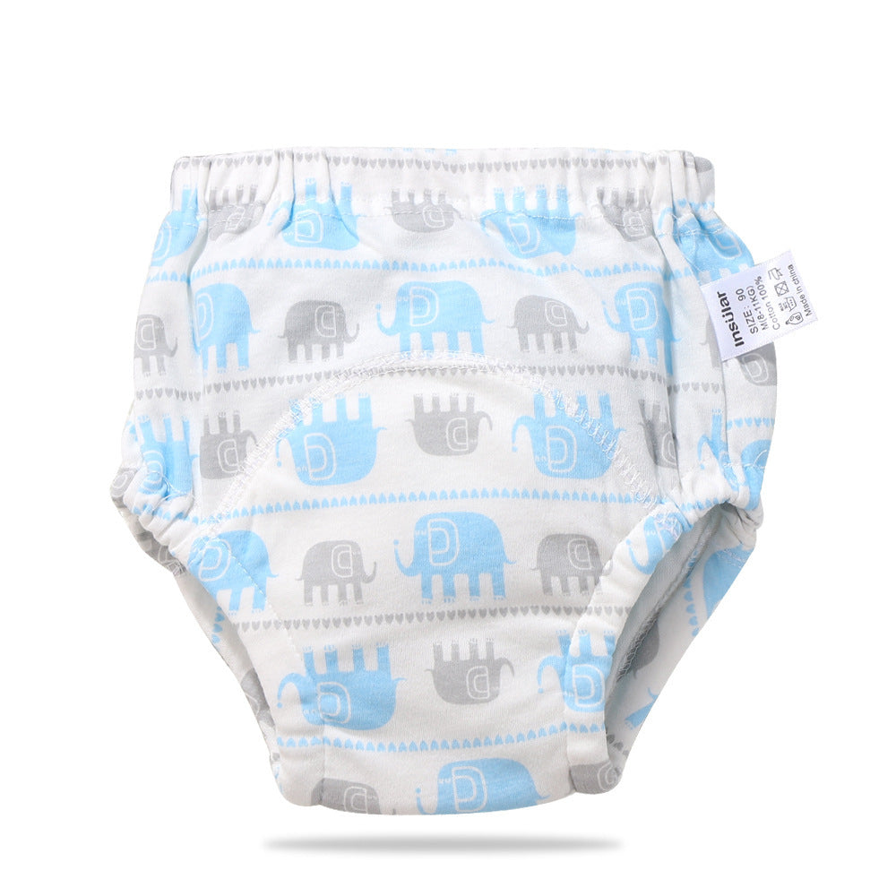 Baby Training Pants – Absorbent Gauze Diaper Pants with Waterproof Layer - Teintes Câlines