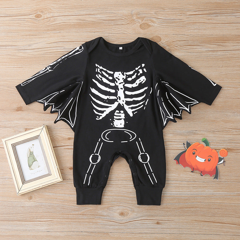 Halloween Baby Long Sleeve Jumpsuit - 100% Cotton - Teintes Câlines