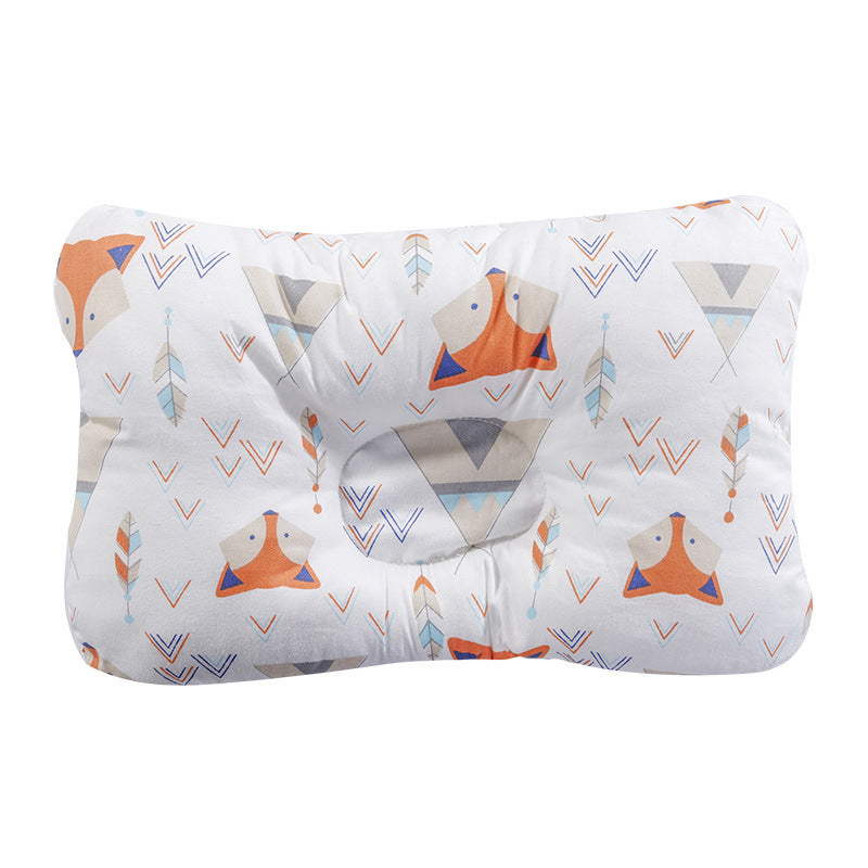 Soft Cotton Shaping Kids Pillow – Travel Neck Pillow for Toddlers and Babies - Teintes Câlines