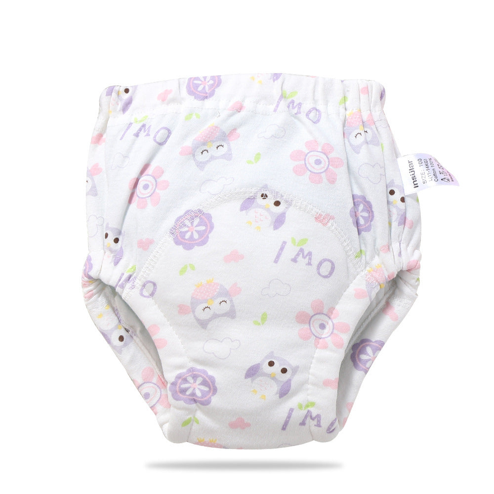 Baby Training Pants – Absorbent Gauze Diaper Pants with Waterproof Layer - Teintes Câlines