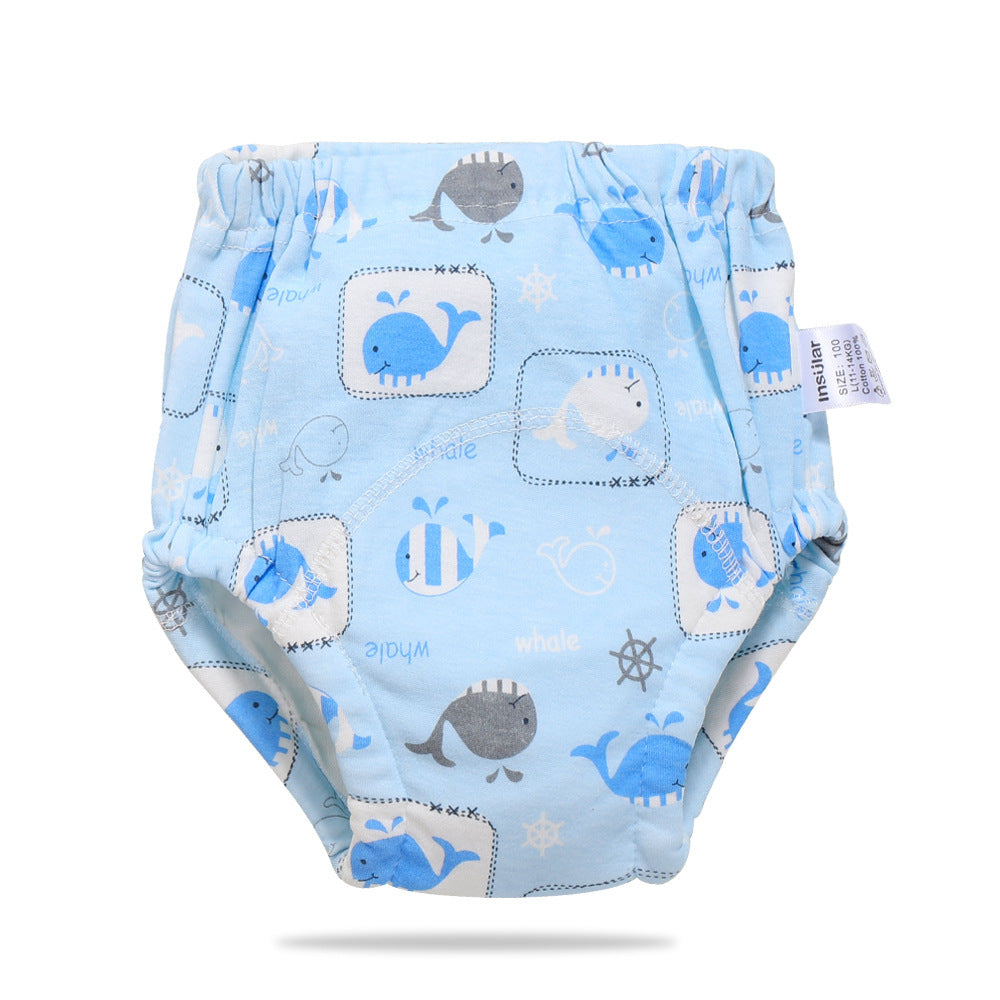 Baby Training Pants – Absorbent Gauze Diaper Pants with Waterproof Layer - Teintes Câlines