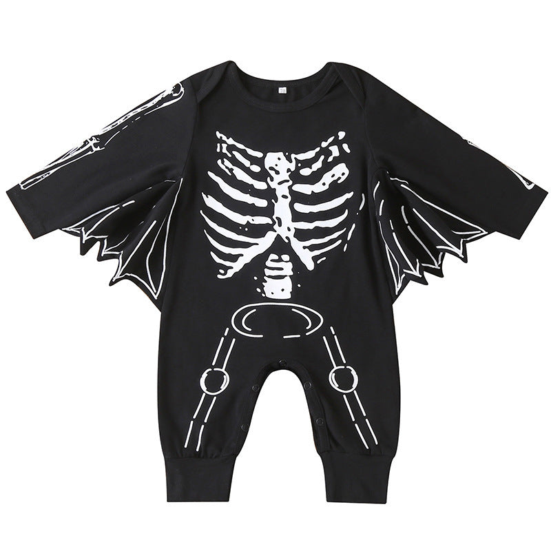 Halloween Baby Long Sleeve Jumpsuit - 100% Cotton - Teintes Câlines