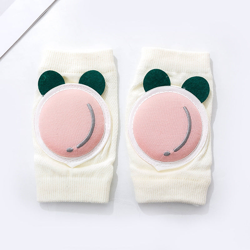 Baby Crawling Knee Pads | Soft & Protective Cartoon Knee Pads for Boys & Girls - Teintes Câlines