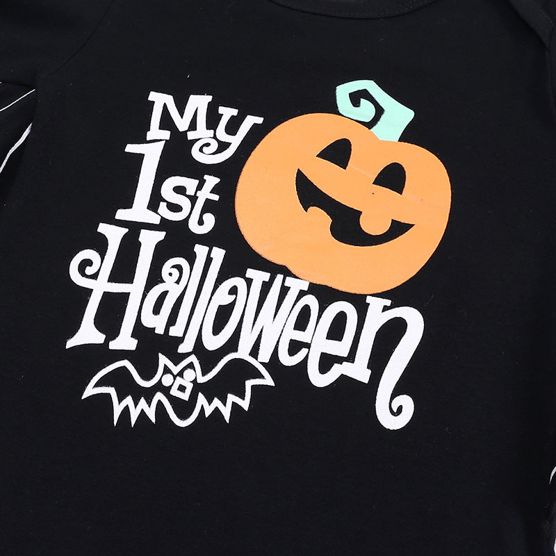 Baby Halloween Long-Sleeved Jumpsuit - Teintes Câlines