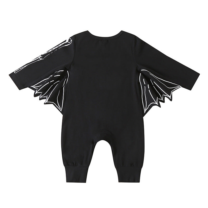 Halloween Baby Long Sleeve Jumpsuit - 100% Cotton - Teintes Câlines