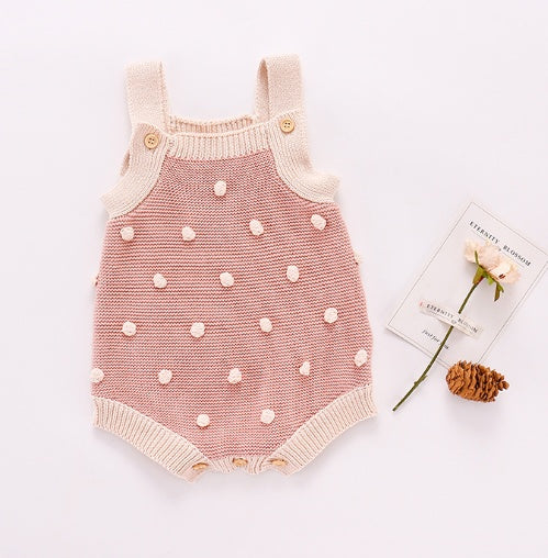 Baby Knitted 100% Cotton Sweater - Soft and Cozy for Infants - Teintes Câlines