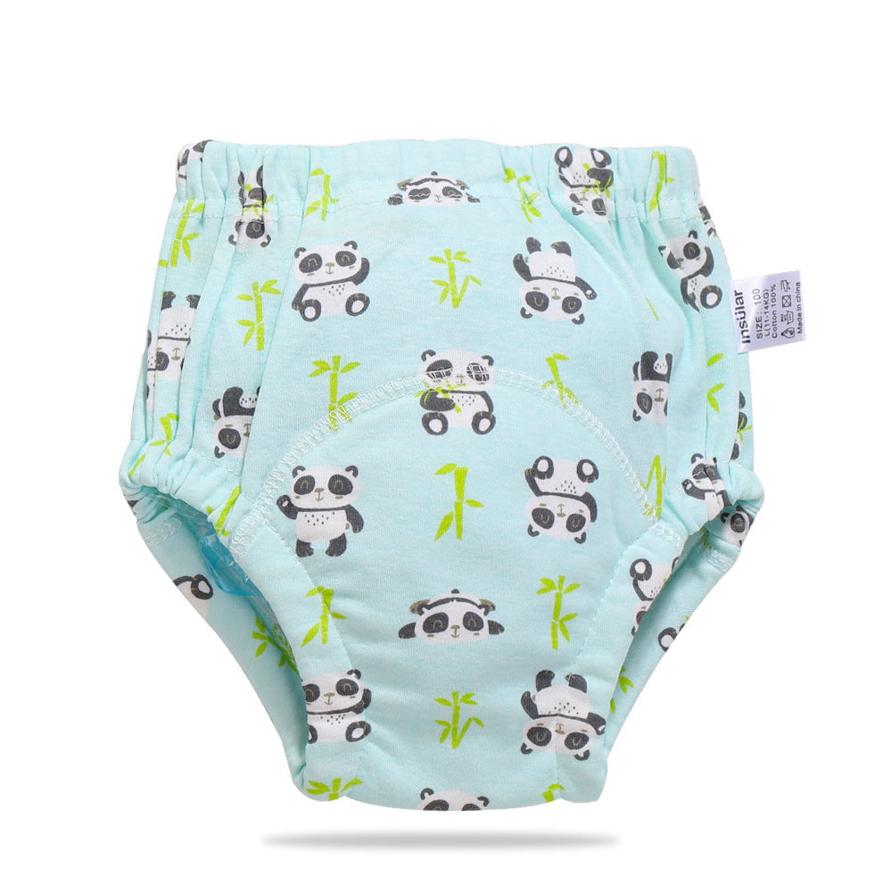 Baby Training Pants – Absorbent Gauze Diaper Pants with Waterproof Layer - Teintes Câlines