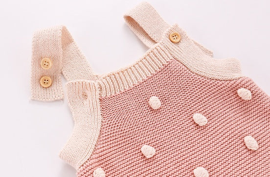 Baby Knitted 100% Cotton Sweater - Soft and Cozy for Infants - Teintes Câlines