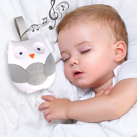 Baby Bedside Bell Ringing Soothing Music Box – Owl Design - Teintes Câlines