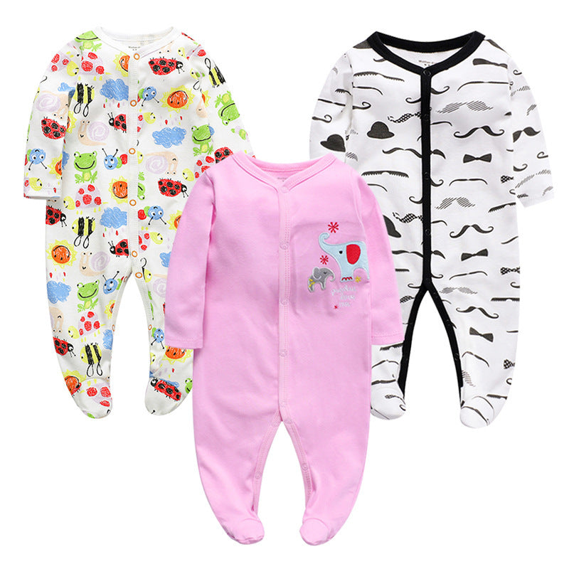 Cotton One-Piece Baby Clothes | Soft & Comfortable Rompers for Newborns - Teintes Câlines